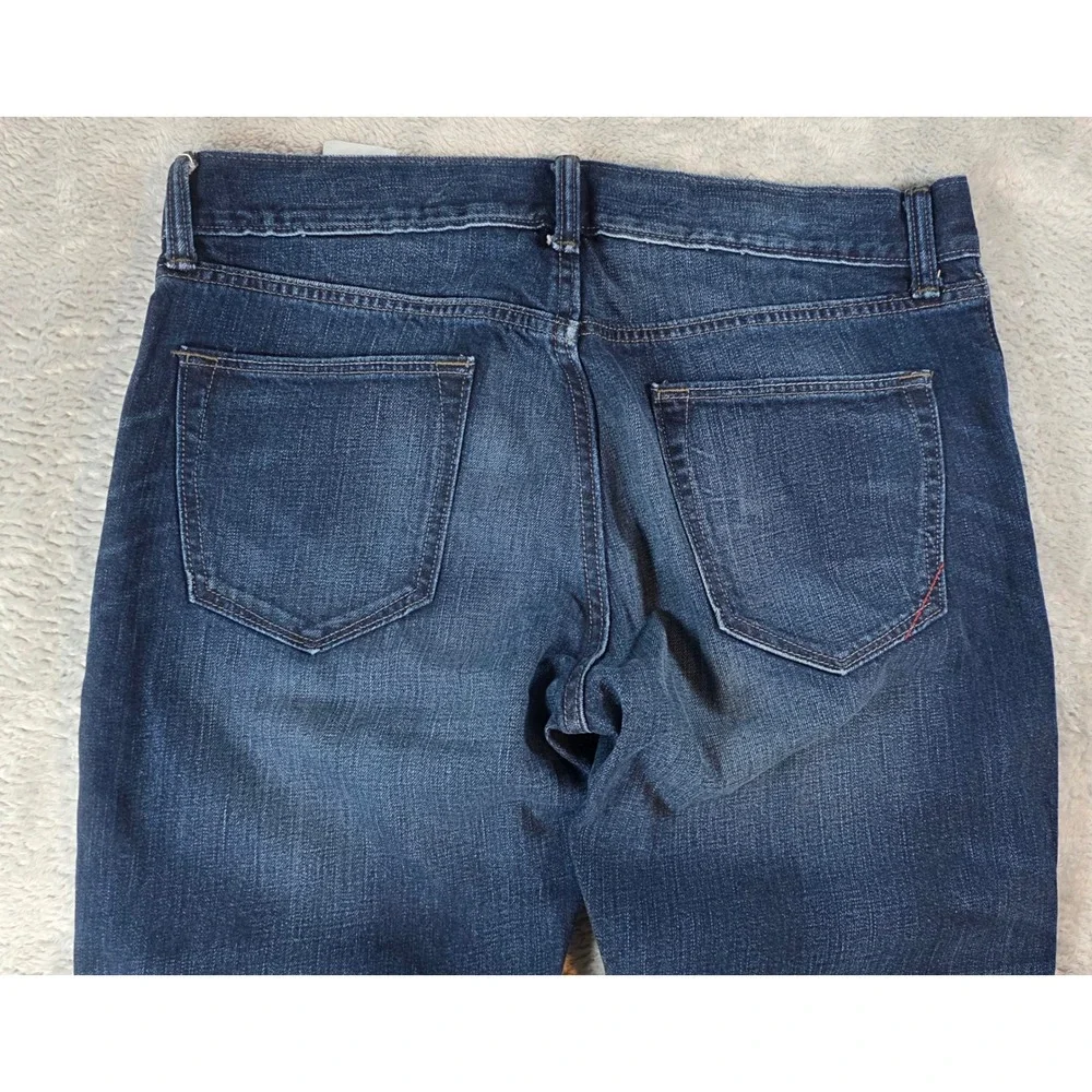 Banana Republic Vintage Straight Jeans Medium Indigo 33x30 Mens Denim